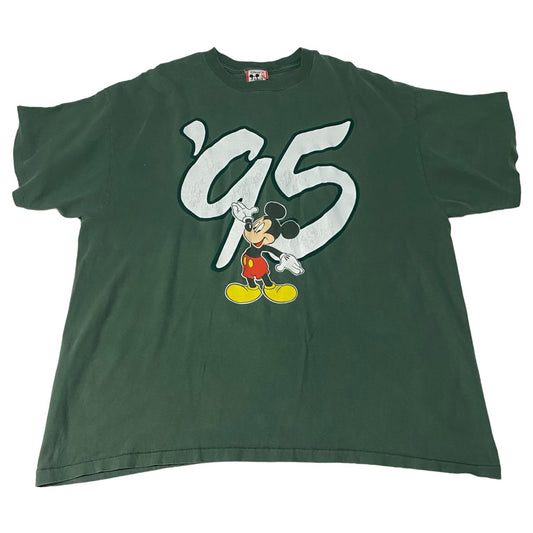 Vintage 1995 Mickey Mouse Walt Disney World Shirt Mens Large / XL Short Sleeve
