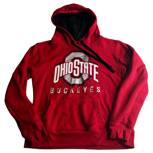 Ohio State Buckeyes Hoodie Womens Small Red Sweat Shirt Sweater NCAA College