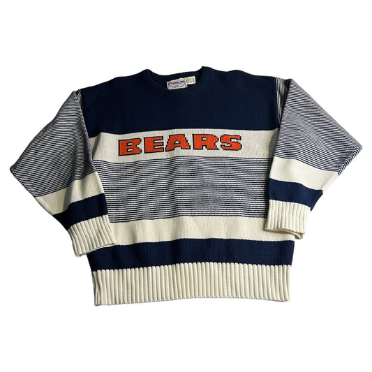 Vintage Chicago Bears Cliff Engle Sweater Mens Medium Pro Line NFL 90's Knit