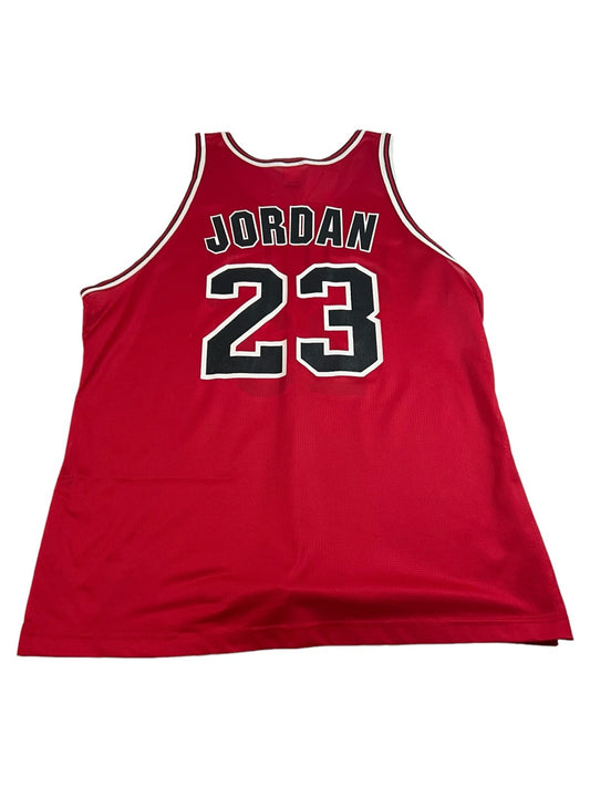 Vintage Michael Jordan Jersey Mens 52 Chicago Bulls Champion Red XL 90's NBA