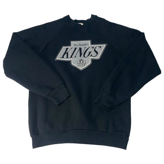 Vintage Los Angeles Kings Sweater Mens Large 90's Crewneck NHL Black