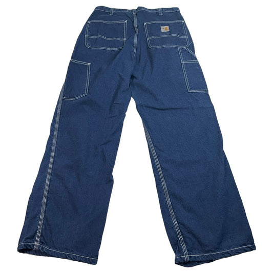 Carhartt Fire Resistant Jeans FR Mens 31x30 290-83 Blue Denim Workwear