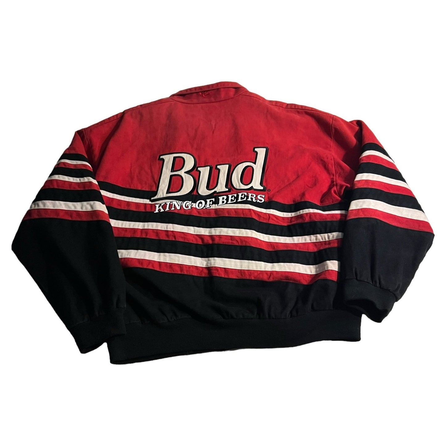 Vintage Budweiser Racing Jacket Mens XL Chase Authentic Dale Earnhardt NASCAR