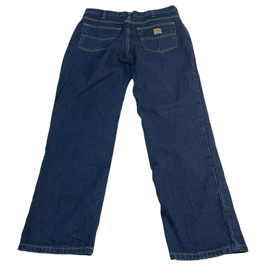 Carhartt Flame Resistant Jeans Mens 33x30 280-83 Blue Denim Pants Cat 2