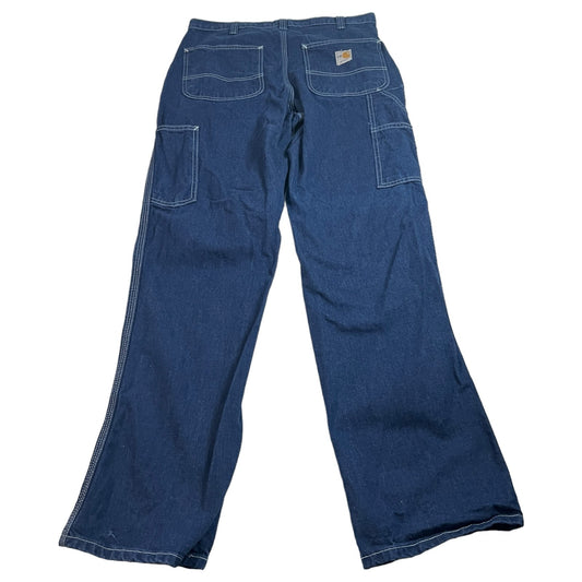 Carhartt Fire Resistant Jeans FR Mens 31x32 290-83 Blue Denim Workwear