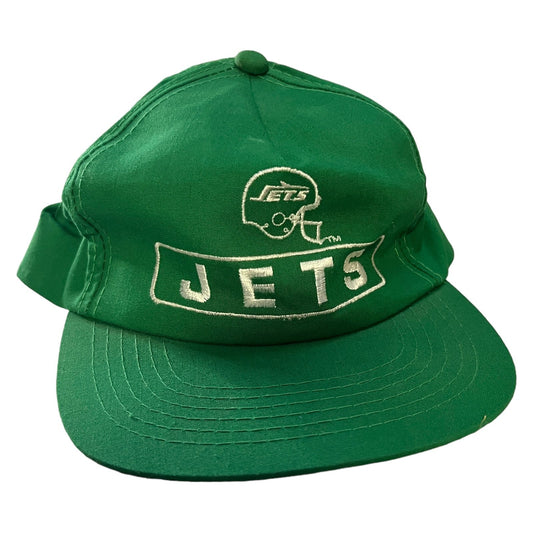 Vintage New York Jets Hat Snapback Sports Specialties 80's Green NFL Cap