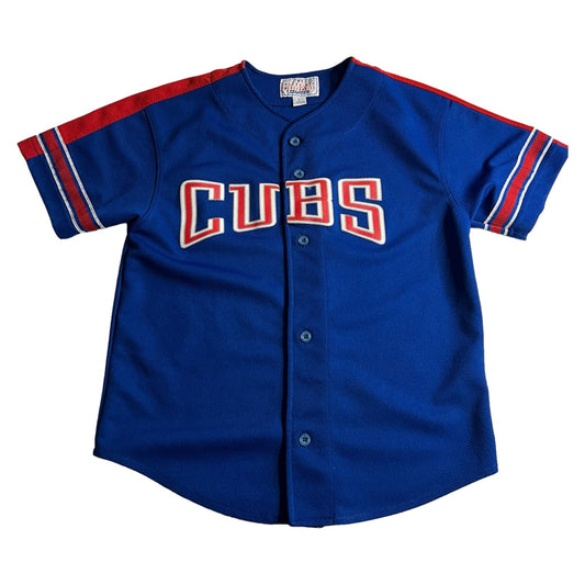 Chicago Cubs Jersey STARTER Womens Large Blank No Name Embroidered MLB