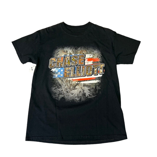 NASCAR Chase Elliot Shirt Mens Small Black Short Sleeve Racing Car America USA
