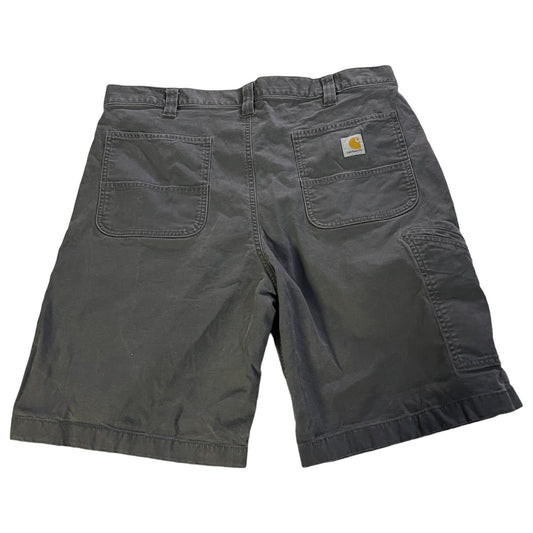 Carhartt Shorts Mens 38 Gray Relaxed Fit Rugged Flex 102514 039 Workwear