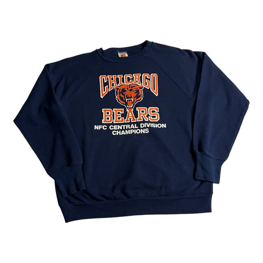 Vintage Chicago Bears Sweater Womans Large NFC Central Division Champions 1980's