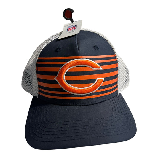 NWT Chicago Bears Trucker Hat Snapback NFL Football Cap Team Headwear Stripped
