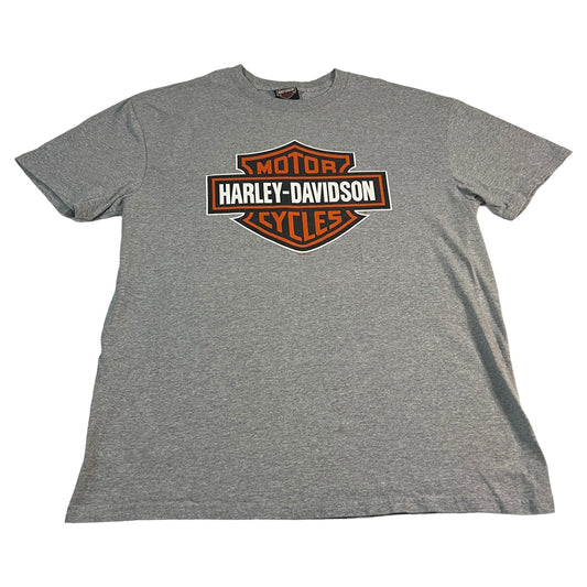 Harley Davidson Shirt Mens XL Gray Short Sleeve Florida Motorcycle Biker Rider